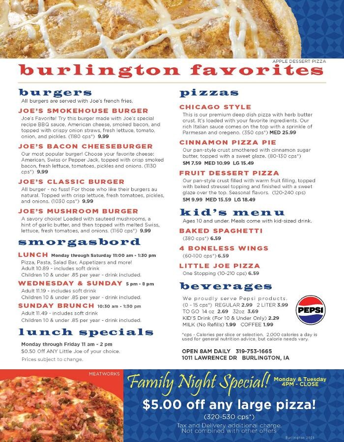 Images Happy Joe's Pizza & Ice Cream - Burlington