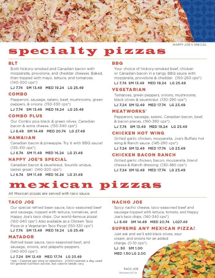 Images Happy Joe's Pizza & Ice Cream - Ottumwa