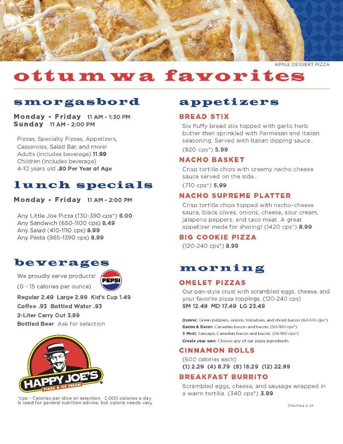 Images Happy Joe's Pizza & Ice Cream - Ottumwa