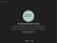 Website Screenshot Benefit Marketing