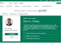 Website Screenshot Edwin L. Dooley - Wilmington Advisors @ M&T