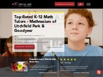 Website Screenshot Mathnasium