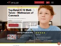 Website Screenshot Mathnasium