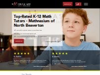 Website Screenshot Mathnasium
