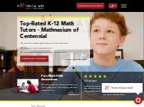 Website Screenshot Mathnasium