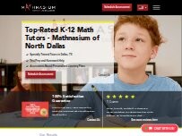 Website Screenshot Mathnasium