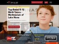Website Screenshot Mathnasium