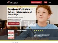 Website Screenshot Mathnasium