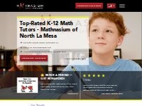 Website Screenshot Mathnasium