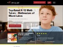 Website Screenshot Mathnasium