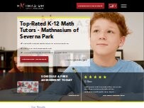 Website Screenshot Mathnasium