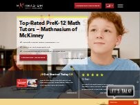 Website Screenshot Mathnasium