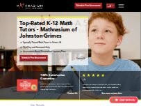 Website Screenshot Mathnasium