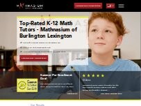 Website Screenshot Mathnasium