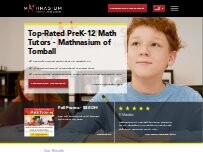 Website Screenshot Mathnasium