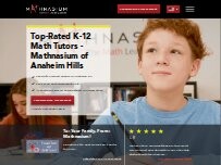 Website Screenshot Mathnasium