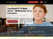 Website Screenshot Mathnasium