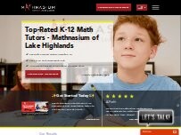 Website Screenshot Mathnasium