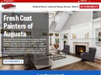 Website Screenshot Fresh Coat Painters of Augusta