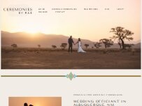 Website Screenshot Ceremonies by Rab