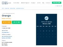 Website Screenshot Orange