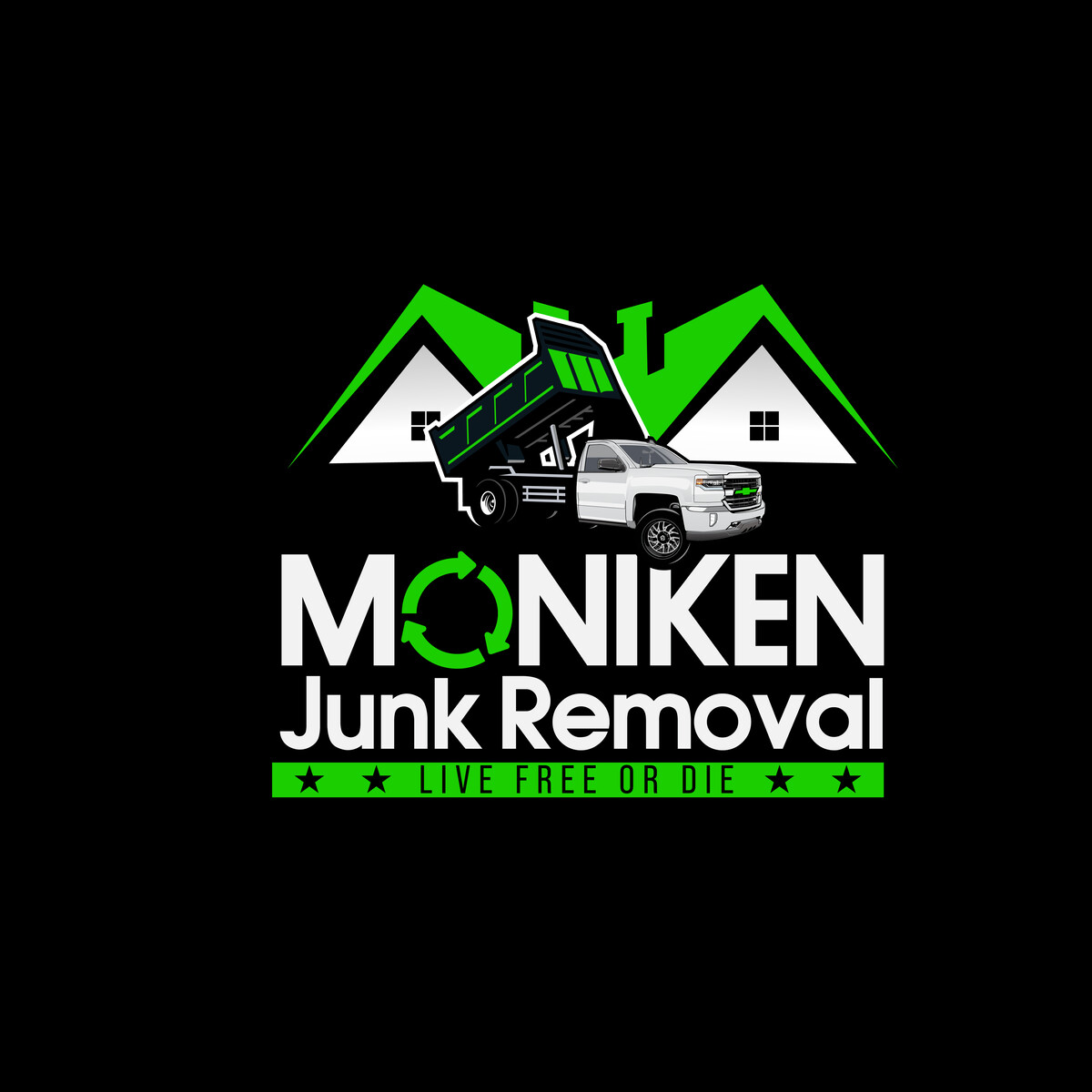 MONIKEN Junk Removal Logo