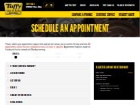 Website Screenshot Tuffy Tire & Auto Service Center