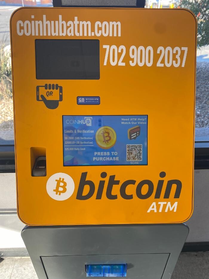 Images Bitcoin ATM Orange - Coinhub