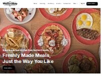 Website Screenshot Waffle Shop