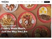 Website Screenshot Waffle Shop