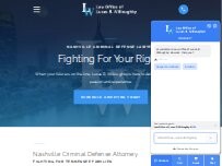 Website Screenshot Law Office of Lucas B. Willoughby