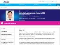 Website Screenshot Valeria Loukanova-Ivanov, MD