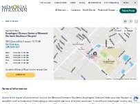 Website Screenshot Esophageal Disease Center at Memorial Hermann Southeast Hospital