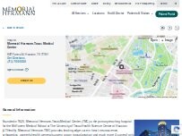 Website Screenshot Memorial Hermann-Texas Medical Center