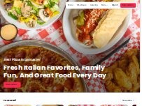 Website Screenshot Vince's Pasta & Pizza