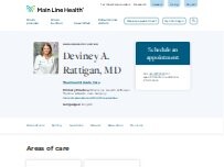 Website Screenshot Deviney A. Rattigan, MD