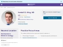 Website Screenshot Kendall D. Kling, MD