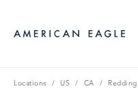 Website Screenshot American Eagle