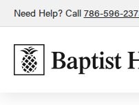 Website Screenshot Baptist Health Vein Care | Boca Raton (Lynn Heart & Vascular Institute)