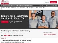 Website Screenshot Ace Handyman Services Collin County