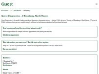 Website Screenshot Quest Diagnostics