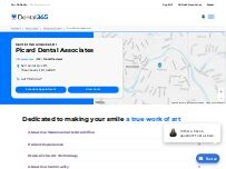 Website Screenshot Picard Dental Associates