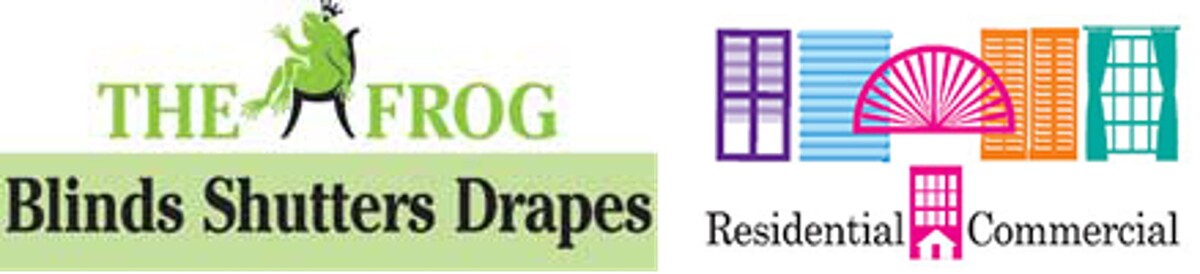 The Frog Blinds Shutters Drapes Logo