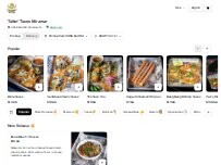 Website Screenshot Talkin' Tacos Miramar