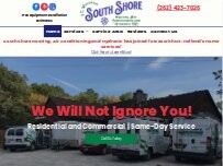 Website Screenshot South Shore Heating, Air Conditioning and Hydronic INC