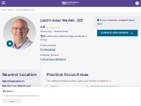 Website Screenshot Justin Isaac Weiner, DO