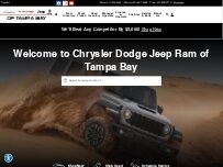 Website Screenshot Chrysler Dodge Jeep Ram of Tampa Bay