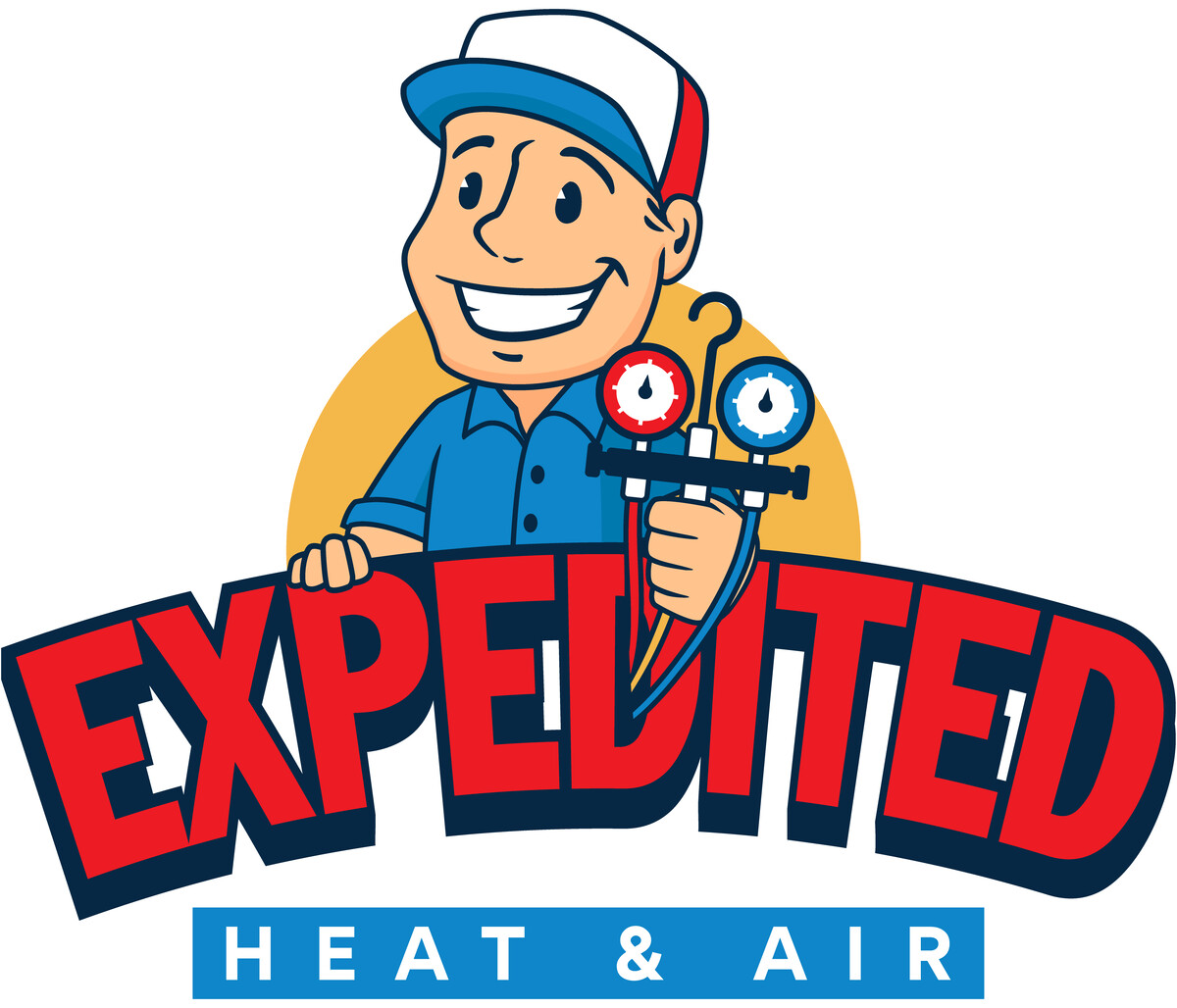 Expedited Heat and Air Logo
