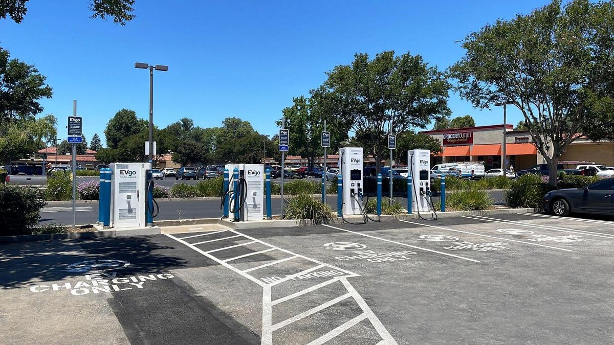Images EVgo Car Charging Station