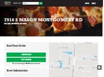 Website Screenshot Jet's Pizza
